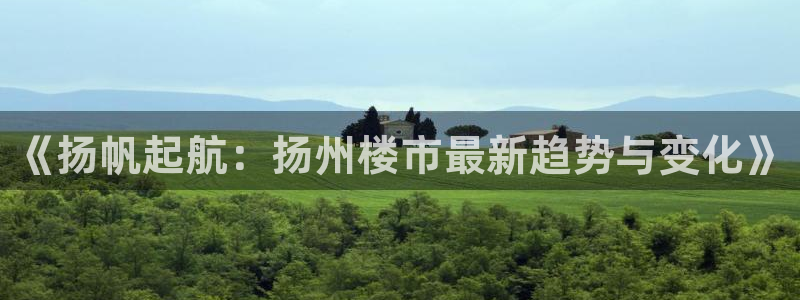 新宝5如何注册登录：《扬帆起航：扬州楼市最新趋势与变化》
