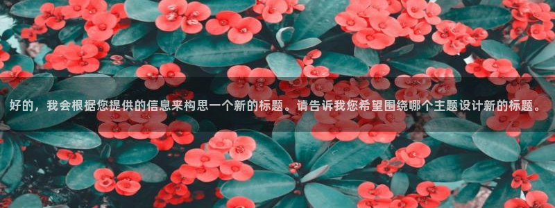 新宝5平台注册：好的，我会根据您提供的信息来构思一个新的标题