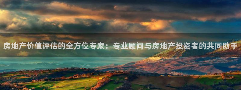 新宝5平台霸：房地产价值评估的全方位专家：专业顾问与房地产投