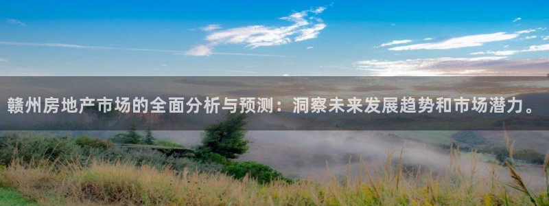 新宝5吕74OOO5：赣州房地产市场的全面分析与预测：洞察未