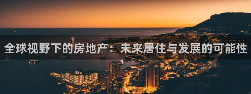 新宝h2O5O5O：全球视野下的房地产：未来居住与发展的可能
